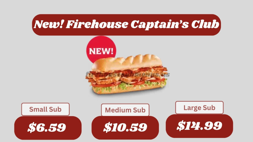 New! Firehouse Captain’s Club